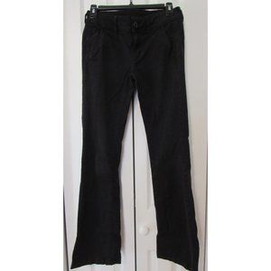 American Eagle Black Twill Kick Boot Pant Sz 2